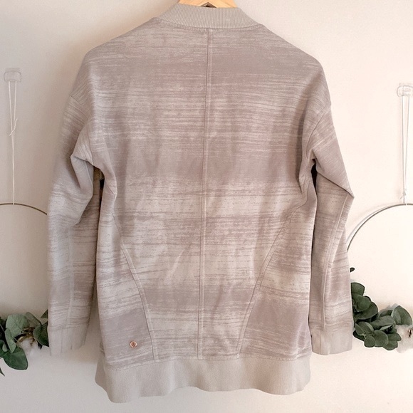 Lululemon Mula Bundle wrap Coat jacket  zip up size 6 grey - Picture 6 of 16